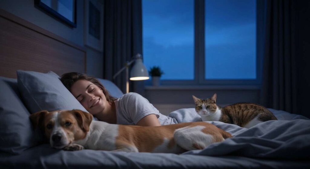 Spanie z psem lub kotem. Oto, co mówią eksperci