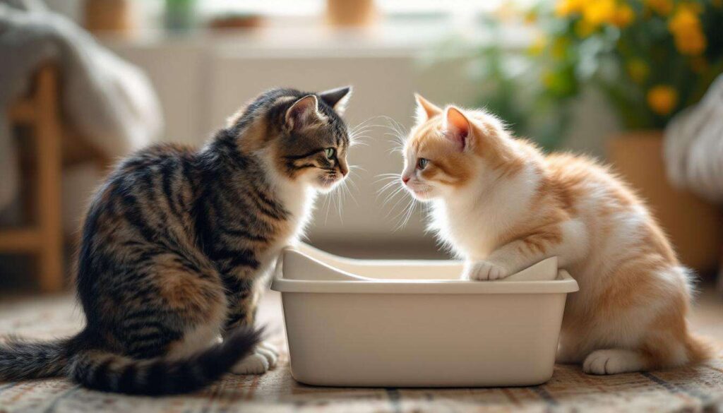 Dlaczego koty walczą o kuwetę, gdy muszą ją dzielić ?