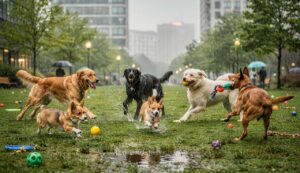 Dzień deszczowy: dlaczego niektórzy właściciele niesłusznie trzymają psy w domu