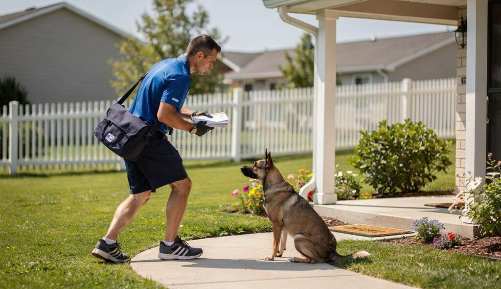 Dlaczego psy nie lubią listonoszy