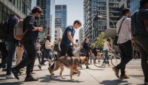 Spacer po mieście z psem: dlaczego staje się to coraz trudniejsze