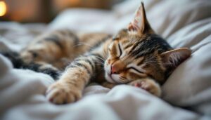 Kot śpi przy Twojej głowie czy przy stopach? Pozycja zdradza poziom zaufania