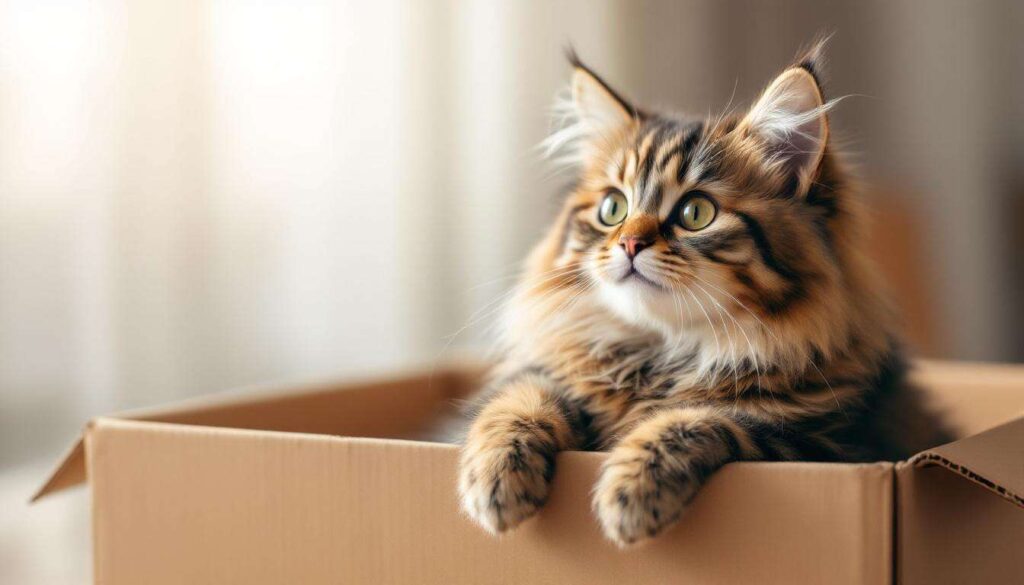 Pudełko kartonowe i kot: dlaczego to małe pudełko jest tak ważne dla Twojego pupila