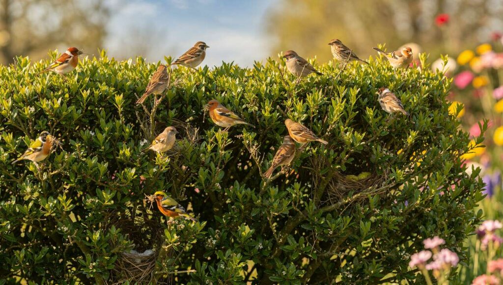 Zakaz przycinania żywopłotów od marca: jak chronić ptaki w sezonie lęgowym