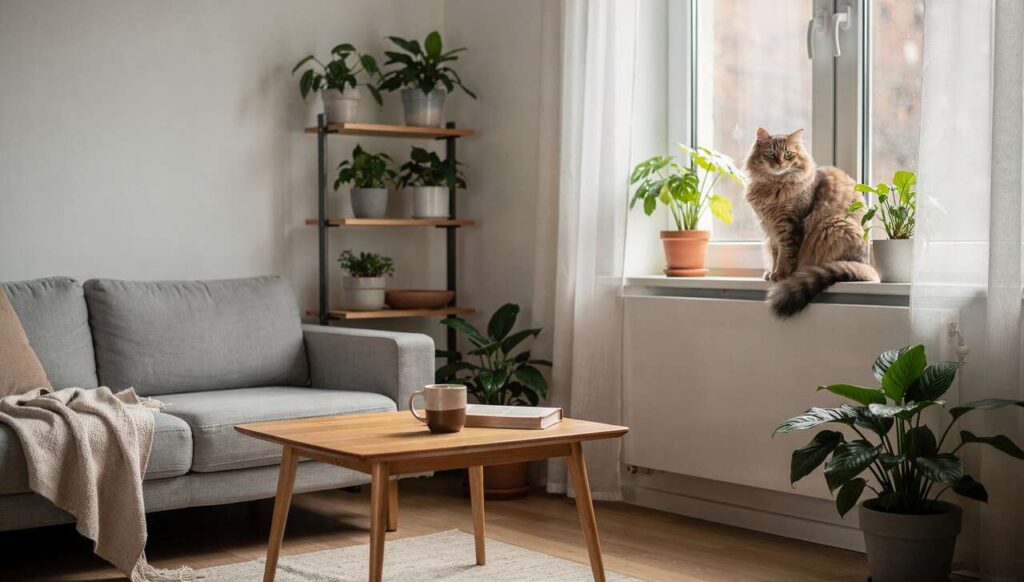 6 ras kotów, które najlepiej adaptują się do życia w małym mieszkaniu