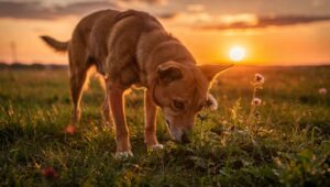 Dlaczego psy jedzą trawę? Weterynarze obalają najpopularniejszy mit