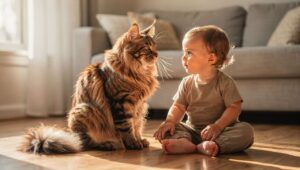 Maine Coon czy Ragdoll: która rasa lepiej znosi obecność małych dzieci?