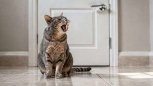 Kot miauczy pod drzwiami łazienki: 3 powody, które wyjaśnia zoolog