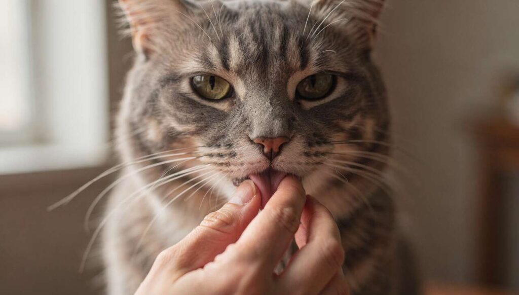Twój kot liże Twoje dłonie? Weterynarze wyjaśniają, co kryje się za tym zachowaniem