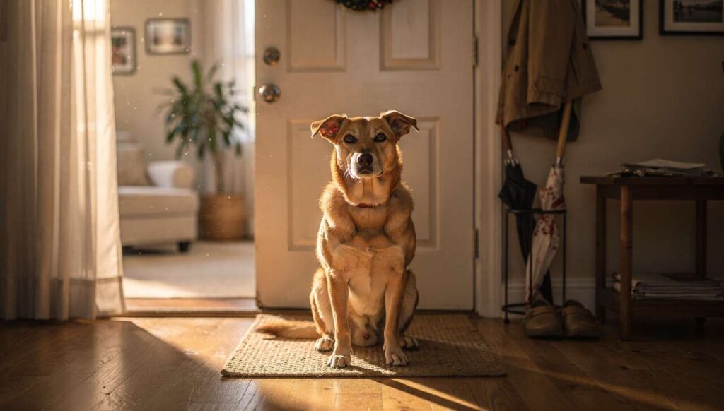 Pies szczeka, gdy wychodzisz z domu: jak rozpoznać lęk separacyjny i co robić